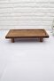 Multi-Purpose Rectangular Wooden Leg Riser Stand Presentation Organizer
