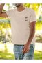 Unisex Santa Barbara Printed Short Sleeve 100% Cotton T-Shirt - 2