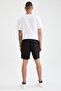 Regular Fit Basic Capri Shorts - 3