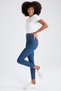Super Skinny Fit High Waist Jean Trousers - 4