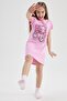 Girl's Printed Short-Sleeved Dress A1368a823sm - 2