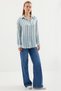 3964 قميص ساتان خفيف الوزن - E. أزرق - 3