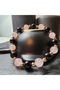 Pink Quartz and Black Tourmaline Natural Stone - Women's Bracelet, Love Love and Protection - 2