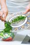 Round Glass Cutting Board with Colorful Geometric Patterned , 30x30 cm - 3