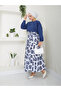 Copy - Women's Floral Skirt Hijab Set - 4