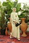 Oversize Long Dress with Crochet, Necklace and Pocket Detail - 3