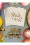 Bride To Be Eyeglasses and 16-Piece Napkin Eco Set Gold - 4