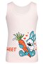 Girls Cute Animals Thick Strap Kids Undershirt 5 Pack BYO3638 - 3