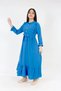 Girl's Long Dress Aerobin Linen Fabric Long Dress Suitable for Hijab - 2
