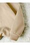 Cream Women's Men's Oversize Hooded Kangaroo Pocket One Piece Anime Printed Sweatshirt Hoodie - 5