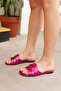 Golddeye Fuchsia Women's Slippers - 6