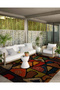 Multicolored Cartoonist Design Home Patterned Creative Modern Decorative Carpet 5194 - 2