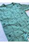 Colorful Printed Unisex 3-Piece Baby Rompers with Booties 0-3/3-6/6-9 Months - 6