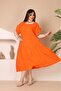 Women's Large Size Sleeveless Summer Dress - 6