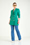 Emerald Double Breasted Women's Jacket - Button Detailed - 2