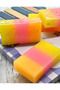 3 Color Yellow/Pink/Orange Eraser - 3