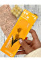 5-Piece Floral Transparent Yellow Box Bookmark