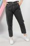 Girl's Loose Cut Slim Leg Elastic Waist Casual Casual Jeans