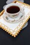 غطاء صينية مستطيل مطرز بسلسلة مقاس 24×15 سم - 2