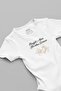 Organic %100 Cotton " Great Love's Wonderful Result" Printed Snap-Fastened Button Baby Bodysuit Bodysuit 5652