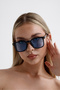 NEW SEASON UNISEX BLUE GLASS TREND SUNGLASSES - 2