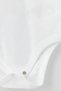 Organic Cotton Circumcision Clothing - Short Sleeve and Snap Fastener Baby Body 5581 - 2