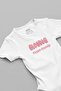Organic %100 Cotton "Mother's Source of Life " Printed Snap-Fastened Baby Bodysuit Bodysuit 5682