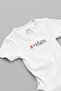 Organic 100% Cotton Nude Printed Baby Bodysuit White Bodysuit with Snap Fasteners 5830
