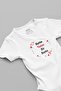 Organic %100 Cotton "My Aunt Another One " Printed Snap-Fastened Baby Bodysuit 5699