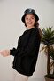 Oversize Knitted Ribbon Sweatshirt - 4