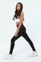Black Seamless High Waist Strengthening Slimming and Firming Corset Sports Leggings (with Push Up Feature) - 4