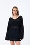 WOMEN'S LONG KNITWEAR SWEATER BLUZ WIDE MOLD DUMPED OVERSIZED - 3