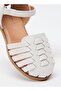 Flat Sandals with Hook and Loop Closure - 4