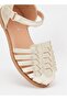 Flat Sandals with Hook and Loop Closure - 4