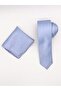 Limited Edition Lilac Satin Hand-Sewn Tie & Handkerchief - 5
