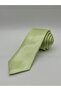 Limited Edition Light Pistachio Green Satin Hand-Stitched Tie & Handkerchief - 3