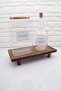 Multi-Purpose Rectangular Wooden Leg Riser Stand Presentation Organizer - 6