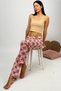 Women's 100% Cotton Breathable Fabric Elastic Waist Patterned Printed Pajama Bottoms Pink Two Bears - 9
