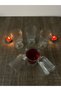 New Design Footed Glass Glass Drink, Latte, Neskafe, Cocktail, Water Cup 200 ml 6 Pieces - 4