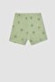 Patterned Short Sleeve Girl's Pajama Set - B0813a823sm - 7