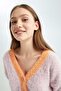 Regular Fit V-Neck Cardigan X5884az22au - 6