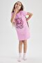 Girl's Printed Short-Sleeved Dress A1368a823sm - 3