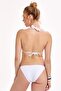 White Tasseled Triangle Bikini Set - 2