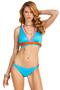 Turquoise Deep Triangle Bikini Set - 2