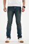 Green Flexible Slim Fit Men's Jeans - Cotton Jeans Denim Trousers - 3