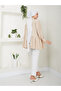 Women's Bow Detailed Shirt Collar Hijab Tunic - 6