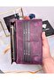 With Phone Compartment - Genuine Leather Wallet - with Magnet and Hand Tape - Large Portfolio 2028 - 3