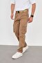 Relaxed Fit Men's Cargo Pants Lycra Gabardine Fabric New Season - 6
