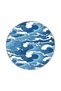 Derya Sea Wavy Pattern Woven Base Carpet and Washable Carpet Miravip10483 - 4