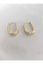Xuping Oval Hoop Gold Earrings 3 cm - 5